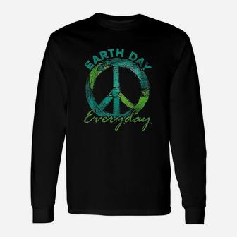 Piece Everyday Earth Day Unisex Long Sleeve | Crazezy CA