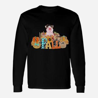 Pig And The Fall Long Sleeve T-Shirt - Monsterry DE