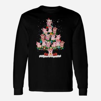 Pig Ornament Decoration Christmas Tree Merry Pigmas Xmas Sweatshirt Unisex Long Sleeve | Crazezy AU