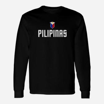 Pilipinas Basketball Wear Gilas Philippines Casual Wear Long Sleeve T-Shirt - Thegiftio UK