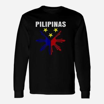 Pinoy Pilipinas Flag Unisex Long Sleeve | Crazezy DE