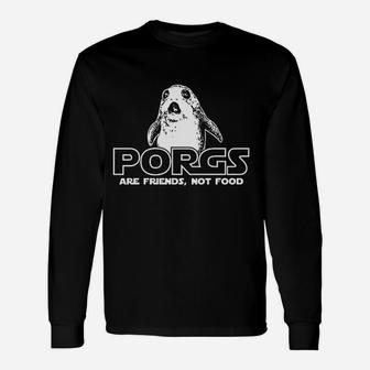 Porgs Are Friends Long Sleeve T-Shirt - Thegiftio UK