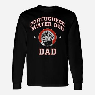 Portuguese Water Dog Dad Sweatshirt Unisex Long Sleeve | Crazezy DE