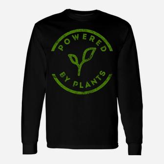 Powered By Plants Vegan Workout Unisex Long Sleeve | Crazezy