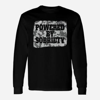 Powered By Sobriety Unisex Long Sleeve | Crazezy DE