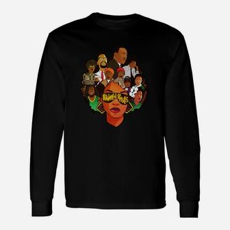 Powerful Roots Black History Month I Love My Roots Shirt Long Sleeve T-Shirt - Thegiftio