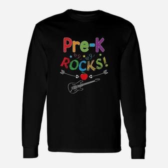 Pre K Rocks Unisex Long Sleeve | Crazezy CA