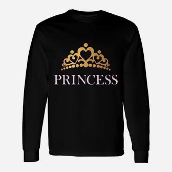 Princess Crown Gift For Daughter Little Unisex Long Sleeve | Crazezy CA