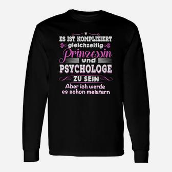 Prinzessin Psychologin Lustiges Langarmshirts für Damen mit Spruch - Seseable