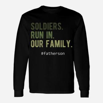 Proud Army Family Shirts Veteran Dad Soldier Son Gift Unisex Long Sleeve | Crazezy