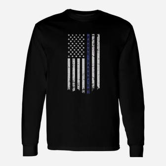 Proud Daughter American Flag Long Sleeve T-Shirt - Thegiftio UK