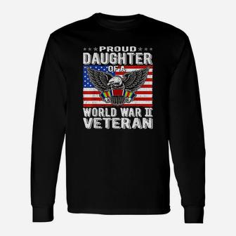 Proud Daughter Of A World Unisex Long Sleeve | Crazezy CA