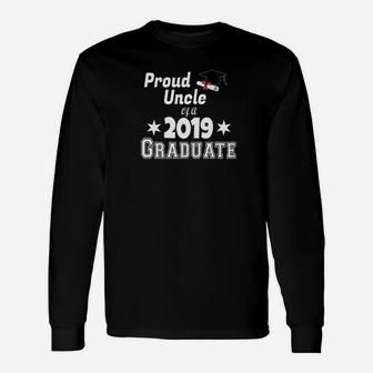 Proud Uncle College Graduate Graduation 2019 Long Sleeve T-Shirt - Thegiftio UK