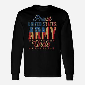 Proud United States Army Uncle Shirt - Army Uncle Apparel Co Unisex Long Sleeve | Crazezy