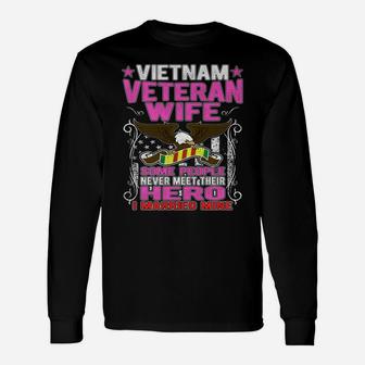 Proud Vietnam Veteran Wife - Military Veteran's Spouse Gifts Unisex Long Sleeve | Crazezy