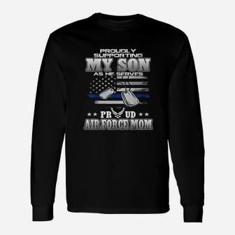 Proudly Supporting My Son Unisex Long Sleeve | Crazezy AU