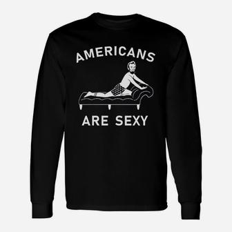 Psalm Life Americans Are Lincoln Unisex Long Sleeve | Crazezy CA