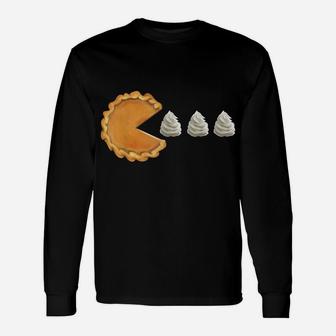Pumpkin Pie Thanksgiving Day Funny Gift Unisex Long Sleeve | Crazezy