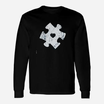 Puzzle For Men Awareness Gifts For Him Unisex Long Sleeve | Crazezy