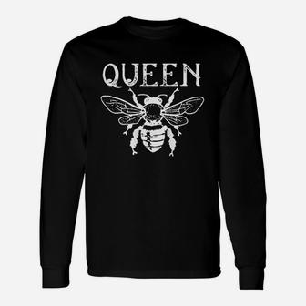 Queen Bee Beekeeper Honey Lover Long Sleeve T-Shirt - Thegiftio UK