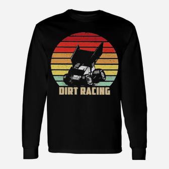 Racing Retro Vintage Long Sleeve T-Shirt - Monsterry