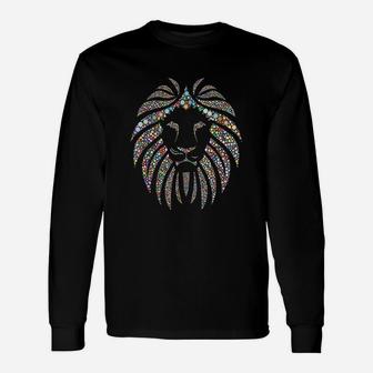 Rainbow Lion Unisex Long Sleeve | Crazezy DE