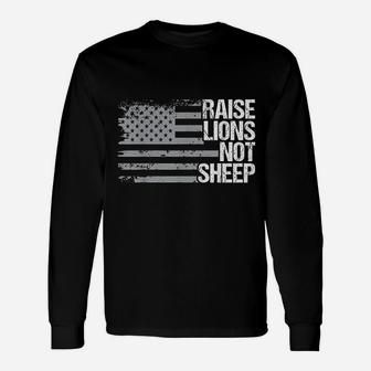 Raise Lions Not Sheep Unisex Long Sleeve | Crazezy UK