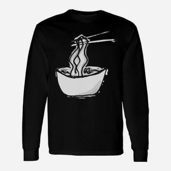Ramen Life Funny Graphic Noodles Soup Lovers Unisex Long Sleeve | Crazezy AU