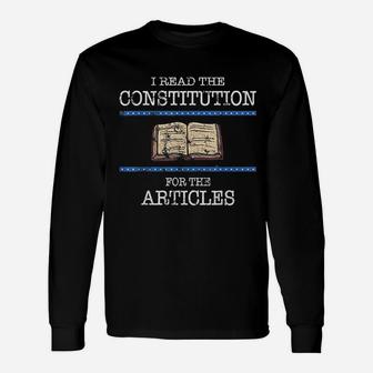 Read The Constitution Unisex Long Sleeve | Crazezy UK