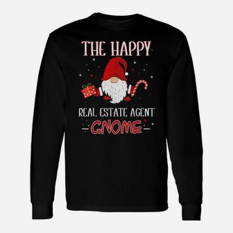 Real Estate Agent Christmas Gnome Costume Matching Family Unisex Long Sleeve | Crazezy DE