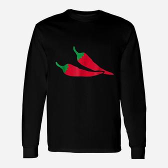 Red Chilies Unisex Long Sleeve | Crazezy