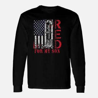 Red Friday For My Deployed Son My Hero Unisex Long Sleeve | Crazezy