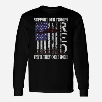 Red Friday Military Remember Everyone Deployed Us Flag Army Unisex Long Sleeve | Crazezy