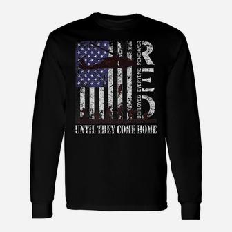 Red Friday Remember Everyone Deployed Us Flag Army Vintage Unisex Long Sleeve | Crazezy