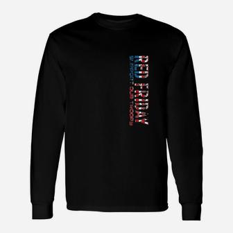 Red Friday Support Our Troops For Veterans Unisex Long Sleeve | Crazezy CA