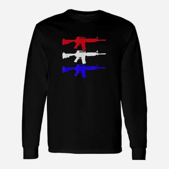 Red White N Blue Unisex Long Sleeve | Crazezy