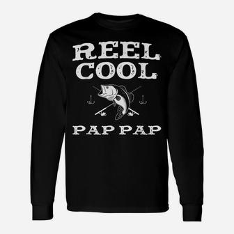 Reel Cool Pap Pap Fishing Father's Day Funny Gift Christmas Unisex Long Sleeve | Crazezy AU