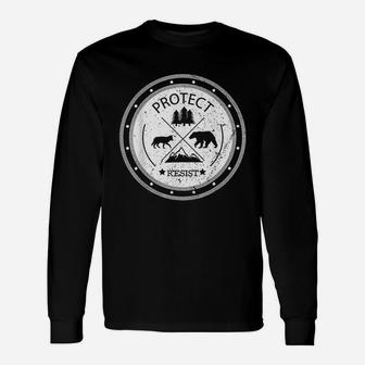 Resist National Parks And Forest Service Long Sleeve T-Shirt - Thegiftio UK