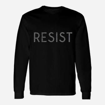 Resist Relaxed Unisex Long Sleeve | Crazezy