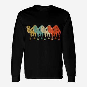 Retro Camel Vintage T Shirts Gift Camel Vintage T Shirts Unisex Long Sleeve | Crazezy UK