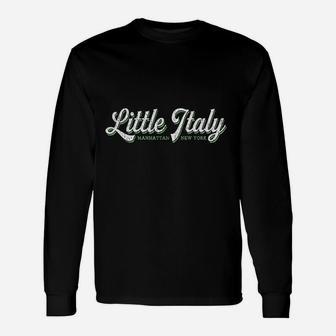Retro Little Italy Nyc Unisex Long Sleeve | Crazezy