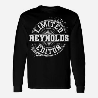 Reynolds Funny Surname Family Tree Birthday Reunion Gift Unisex Long Sleeve | Crazezy DE