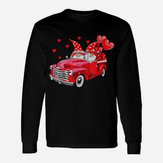 Romantic Gnome Couple Loads Of Love Sweet Valentine Long Sleeve T-Shirt - Monsterry AU