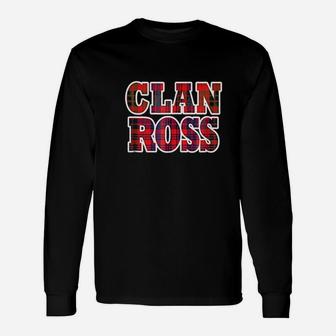 Ross Clan Kilt Tartan Namesake Scotland Gift Unisex Long Sleeve | Crazezy UK