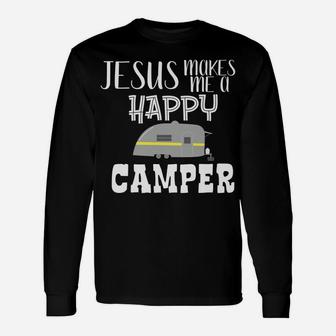 Rv Gift God Jesus Religious Christian Family Camping Camper Unisex Long Sleeve | Crazezy
