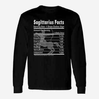 Sagittarius Facts Funny Sagittarius Unisex Long Sleeve | Crazezy