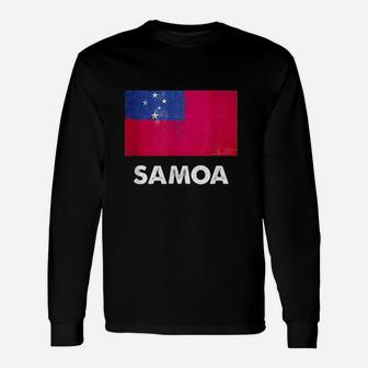 Samoa Flag Unisex Long Sleeve | Crazezy