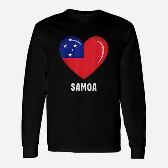 Samoa Flag Unisex Long Sleeve | Crazezy