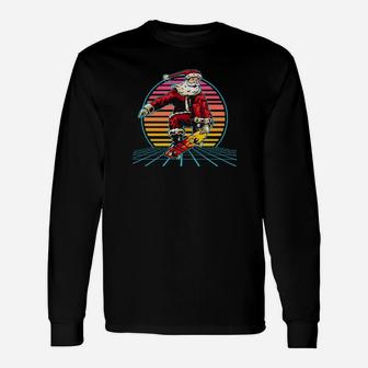 Santa Long Sleeve T-Shirt - Monsterry