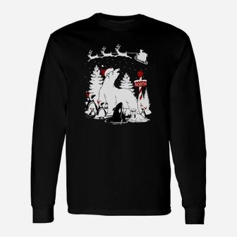 Santa Polar Bear Puffins Orca Walrus Long Sleeve Long Sleeve T-Shirt - Thegiftio